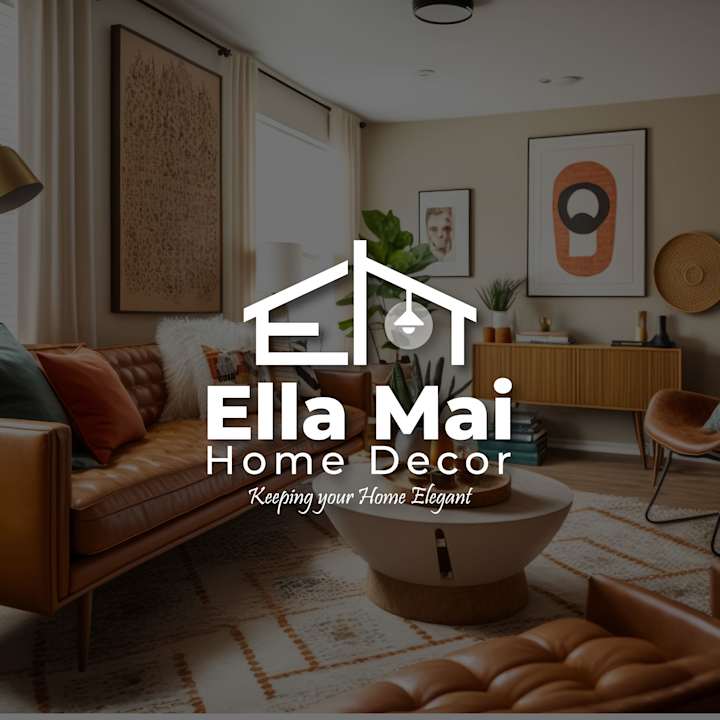 Cover image for Logo Design for ELLA MAI HOME DECOR :: Behance