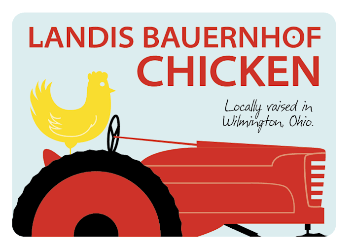 Cover image for Landis Bauernhof Chicken Label