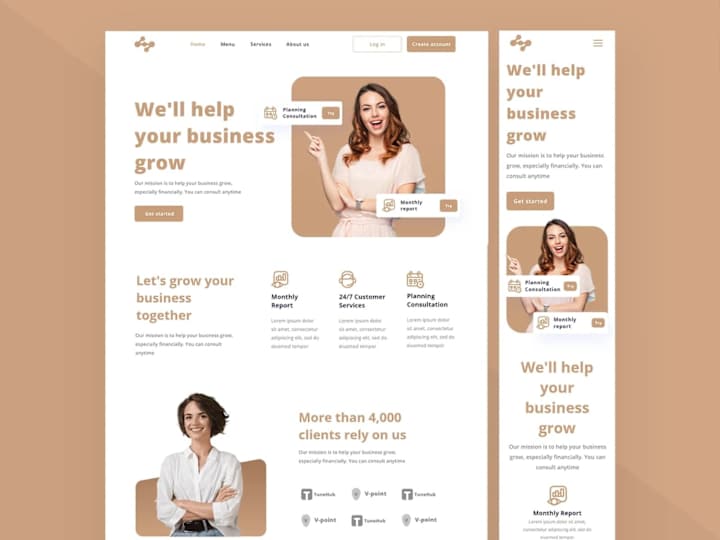 Cover image for Business Growth Consulting Website