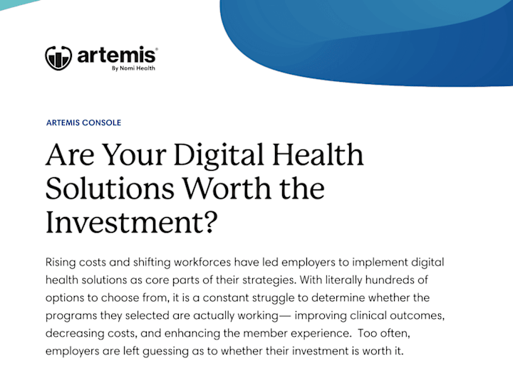 Cover image for Artemis Console – Healthcare Analysis Dashboard