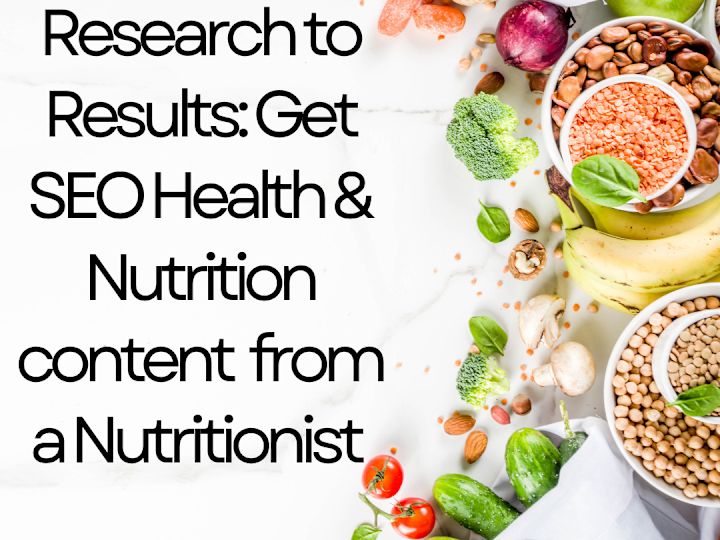 Cover image for Get original and research-based content on nutrition and diet