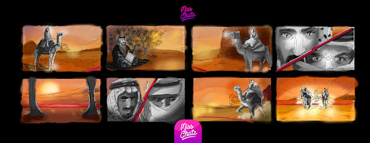 Cover image for Sama Dusk Storyboard