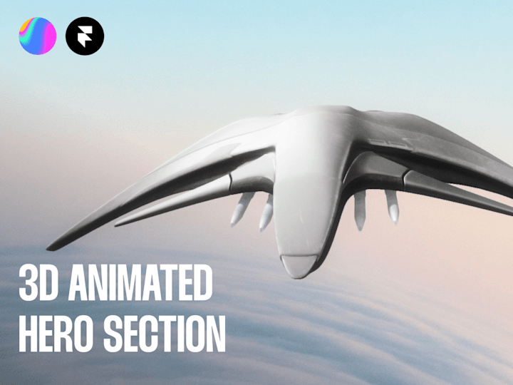 Cover image for 3D Jet Animation and Hero Section Integration