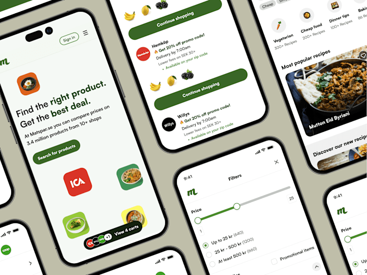 Cover image for Matspar.se - Shop smarter, save bigger – over 400,000 in Sweden.
