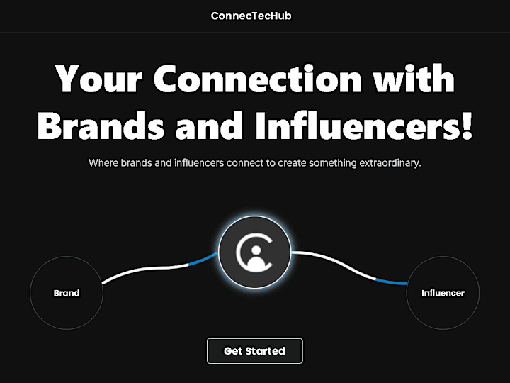 Cover image for ConnecTecHub - Influencer Marketing Brand