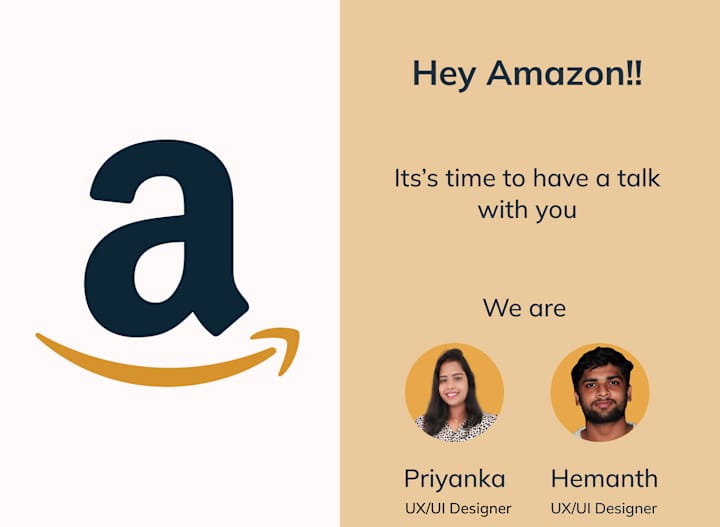 Cover image for Amazon UX Case Study on Behance