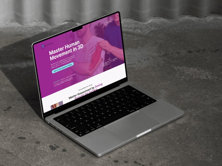 Cover image for Mobile Landing Page for 3D Human Movement Assessment Course
