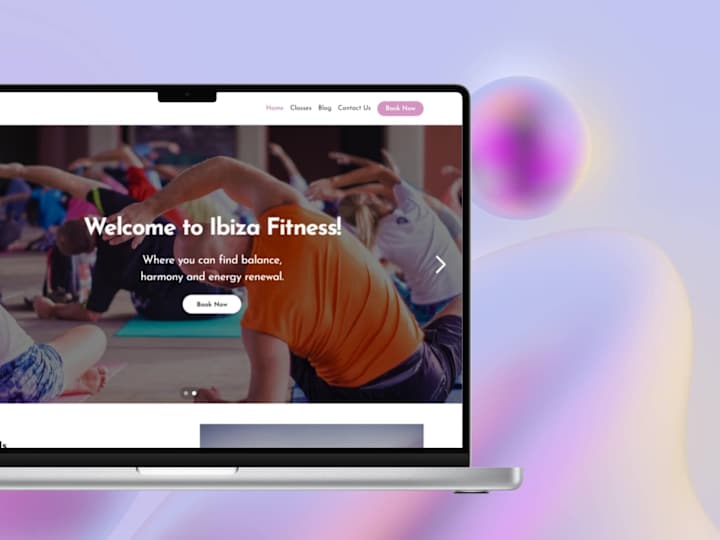 Cover image for Ibiza Fitness - A Framer Yoga Template