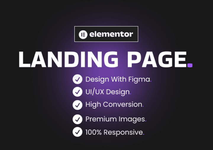 Cover image for Modern responsive elementor landing page