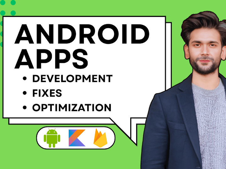 Cover image for I will develop a custom Android Mobile App with Kotlin 