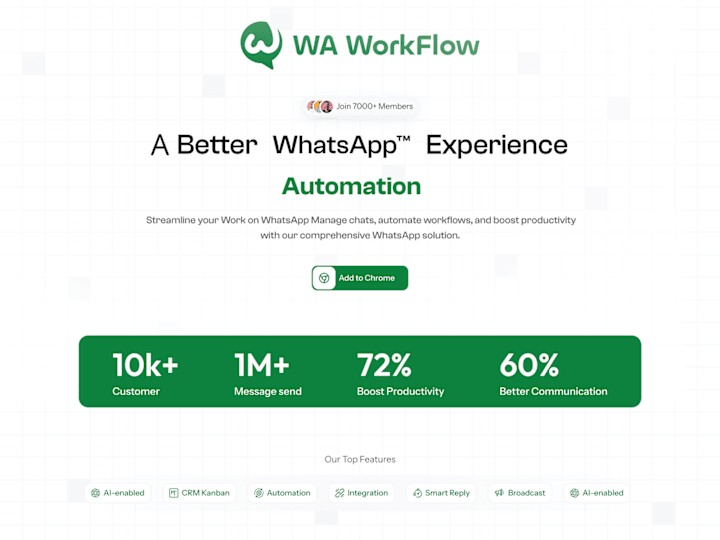 Cover image for WA WorkFlow - A Better WhatsApp™ Experience