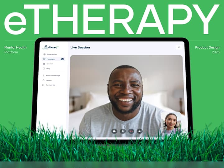 Cover image for Web App UI/UX Design for Online Therapy