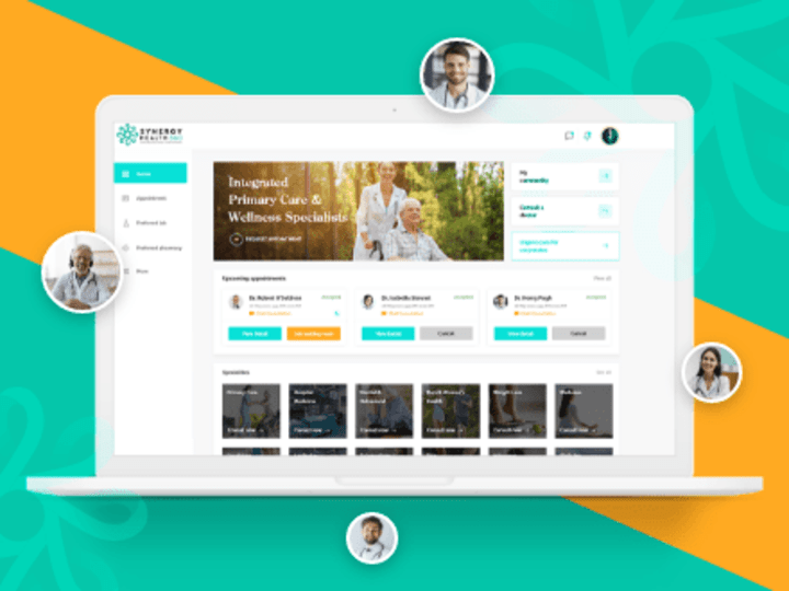 Cover image for Synergy Health 360- Web