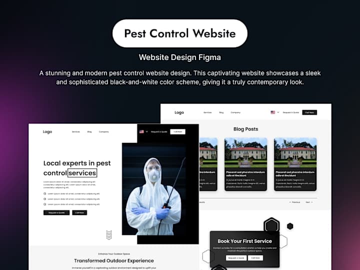 Cover image for Pest Control Website