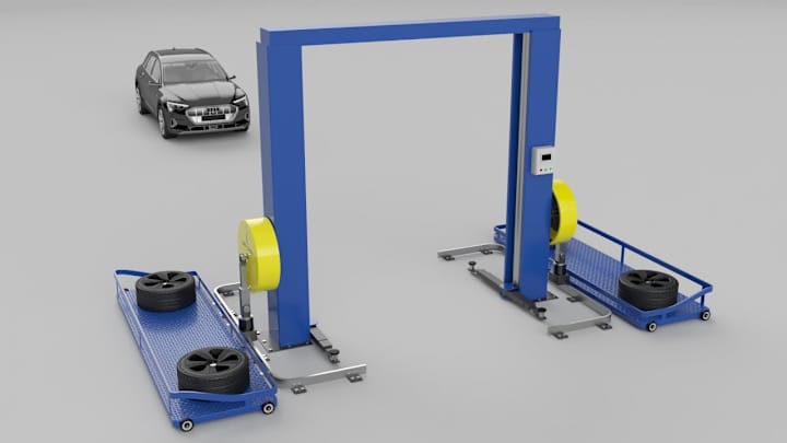 Cover image for 3D Robot Tire Changer - YouTube