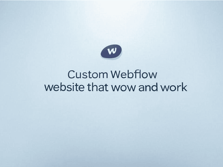 Cover image for Custom Webflow Sites That Wow and Work