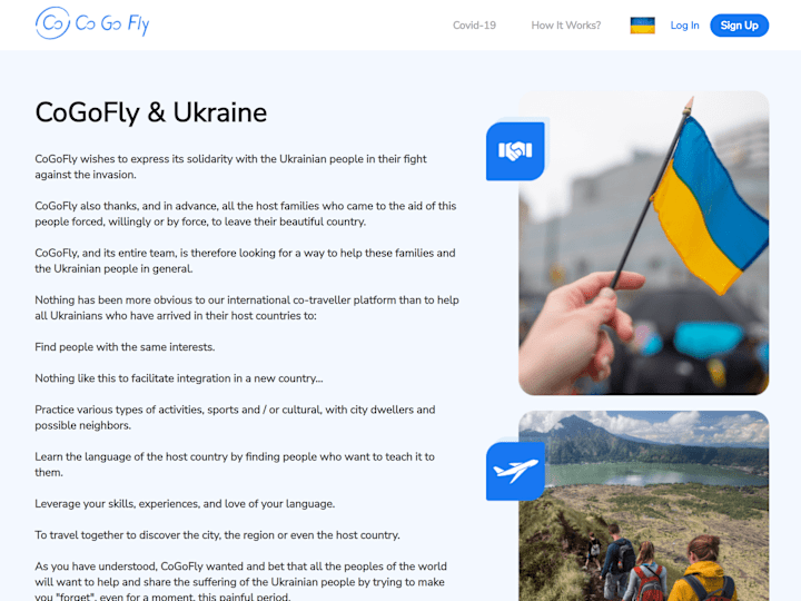 Cover image for CoGoFly - Website 