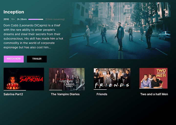 Cover image for Tivid TV Web App design