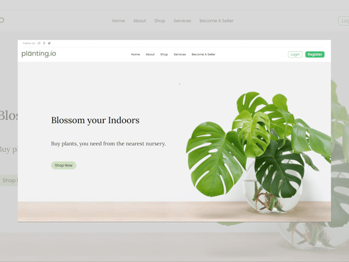 Cover image for Planting.io: Connecting Nurseries and Customers