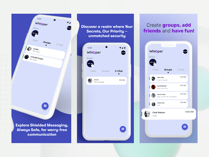 Cover image for A chat Mobile App(Android and Ios) using Flutter