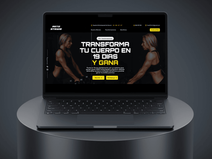 Cover image for Landing Page Website for Fitness Sales Funnel