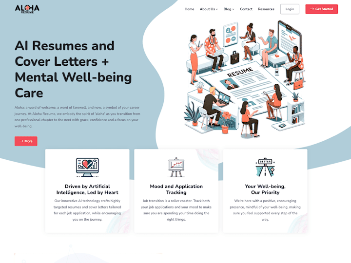 Cover image for Aloha Resume (AI Platform)