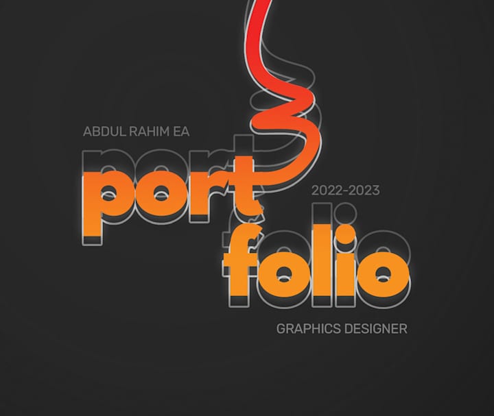 Cover image for Graphics Designer Portfolio- Abdul Rahim on Behance
