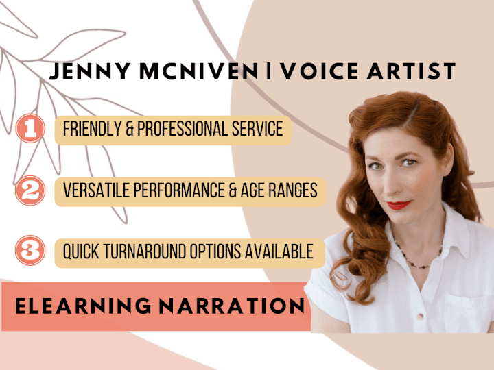 Cover image for Professional Voice Over and eLearning Narration Samples