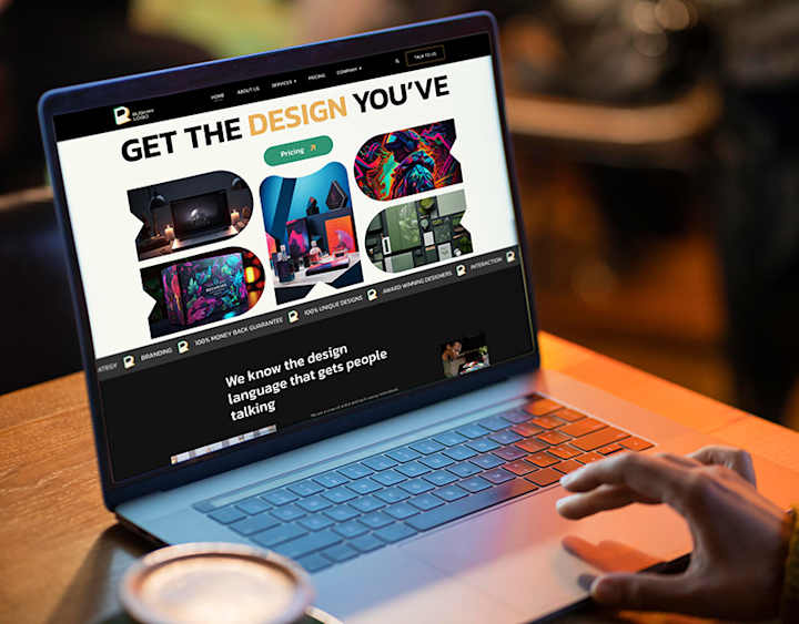 Cover image for Rushmylogo Website UI