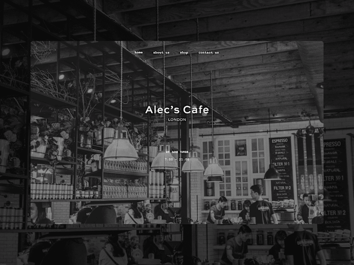 Cover image for Coffee Shop - Webflow