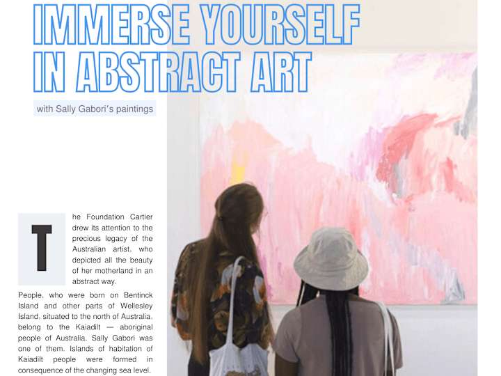 Cover image for Article "Immerse yourself in abstract art"