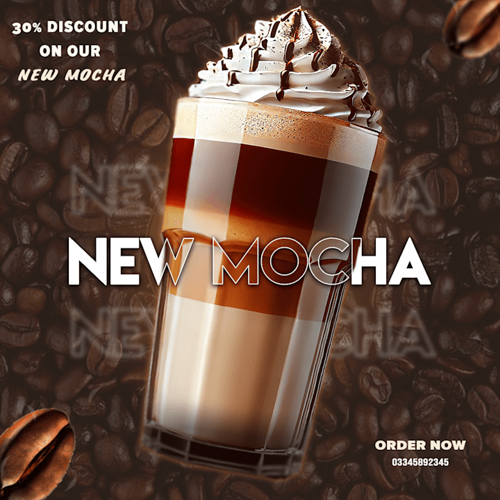 Cover image for Visually appealing Promotional/ Coffee flyer