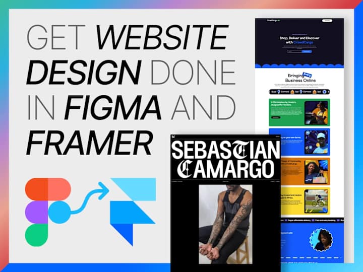 Cover image for Get Website Design done in Figma and Framer