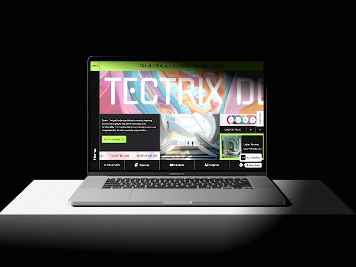 Cover image for Tectrix - Architecture Firm Website
