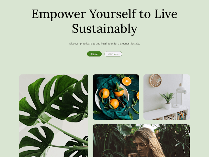 Cover image for EcoLife Blog Design: Inspiring Sustainable Living
