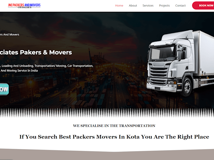 Cover image for Packers and Movers Web