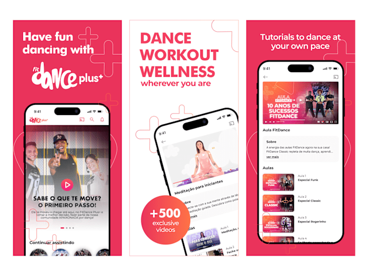 Cover image for Dance, workout, and wellness app