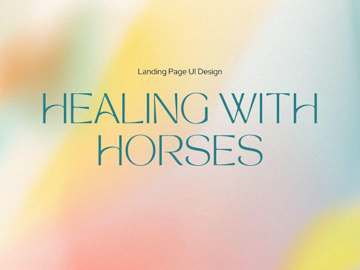 Cover image for Healing with Horses: UI Design