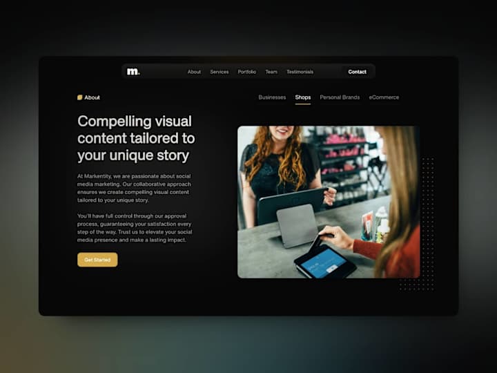 Cover image for Markentity - Framer Website