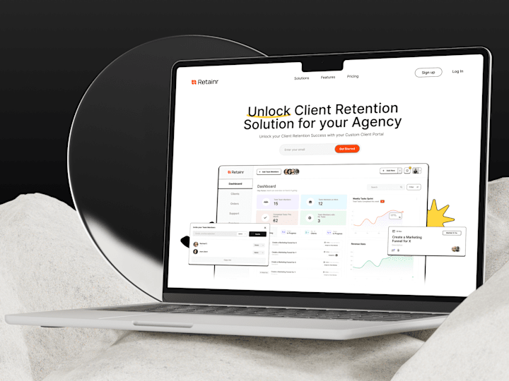 Cover image for Retainr Landing Page | Webflow