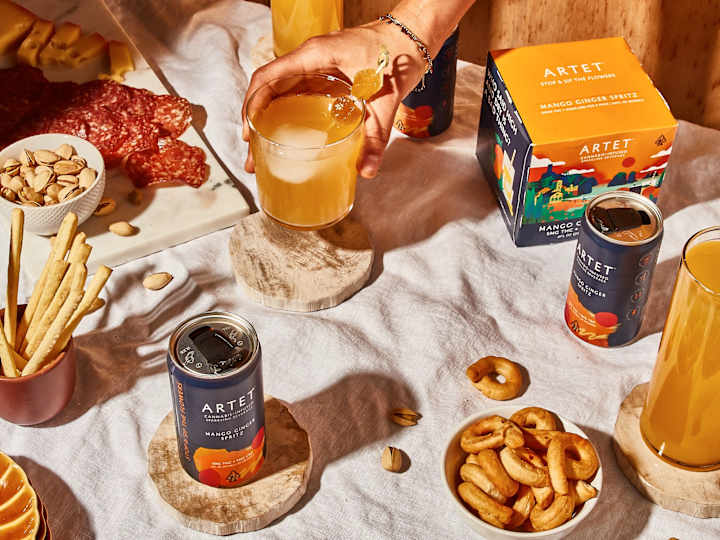Cover image for Artet Mango Ginger Spritz