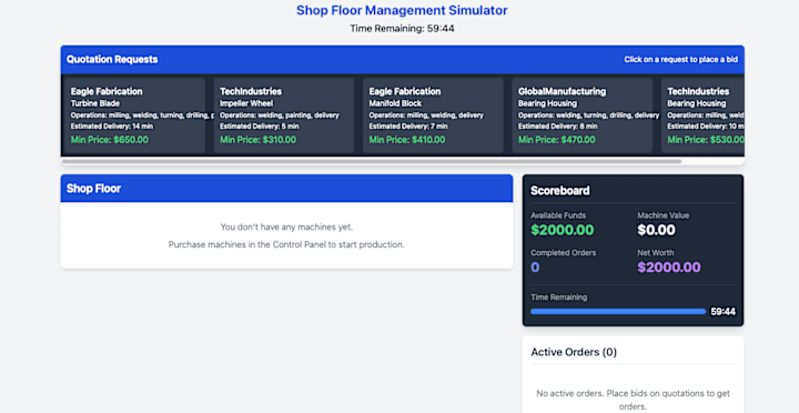 Cover image for Shop Floor Management Educational Game