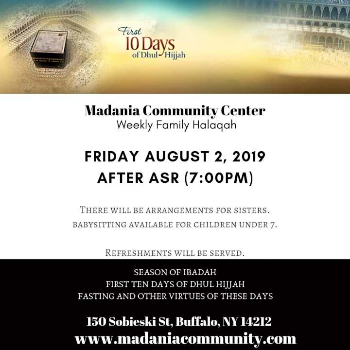 Cover image for Madania Community Event Poster