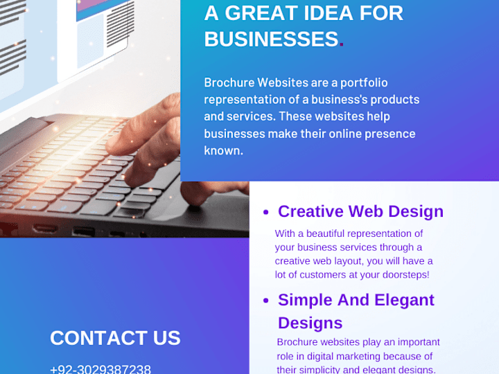 Cover image for Brochure Websites Are A Great Idea For Any Business