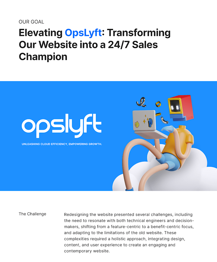 Cover image for OpsLyfy: SaaS Website Design and case study