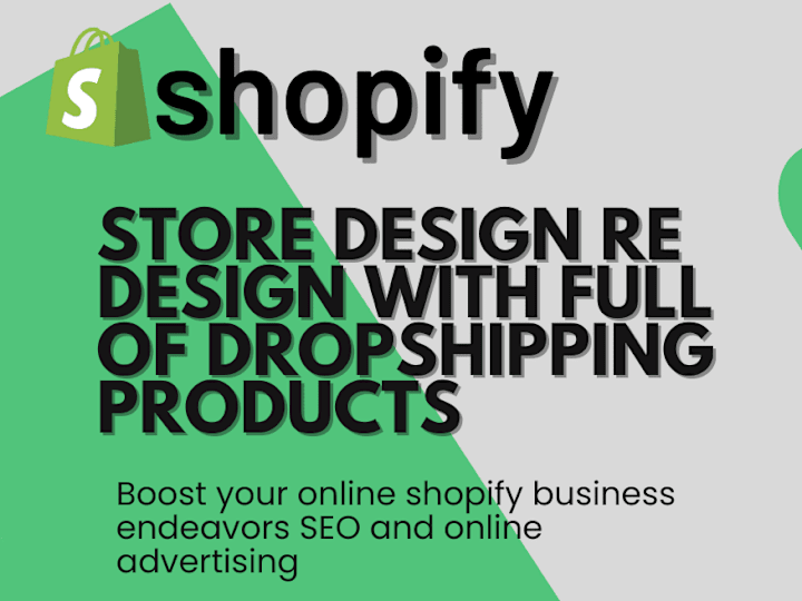 Cover image for shopify store designing and fb ads campaign