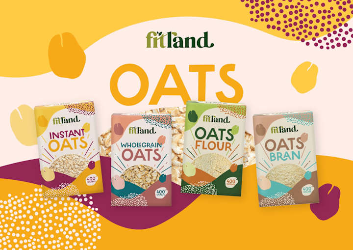 Cover image for Packaging Design for Oats Products Line