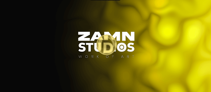 Cover image for Interactive Hero Section for Zamn Studios with Spline3D