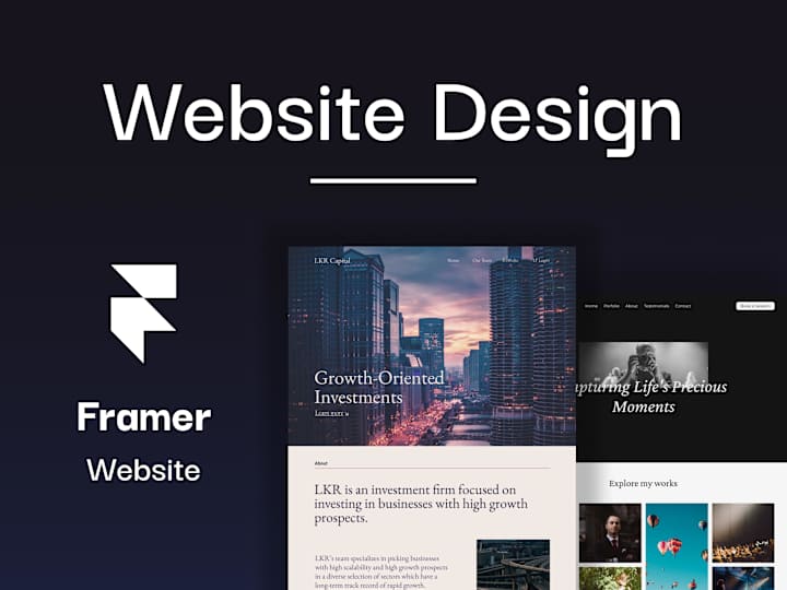 Cover image for Framer Website Design & Development