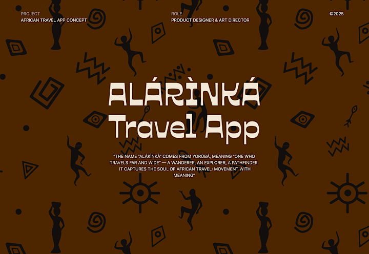 Cover image for African Travel App Concept (Alarinka)